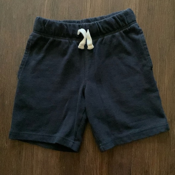 Children's Place navy blue pull on drawstring shorts size 5/6 - Picture 1 of 3